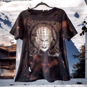 HELLRAISER 3: HELL ON EARTH-Tee — Size Large distressed. Horror Movie